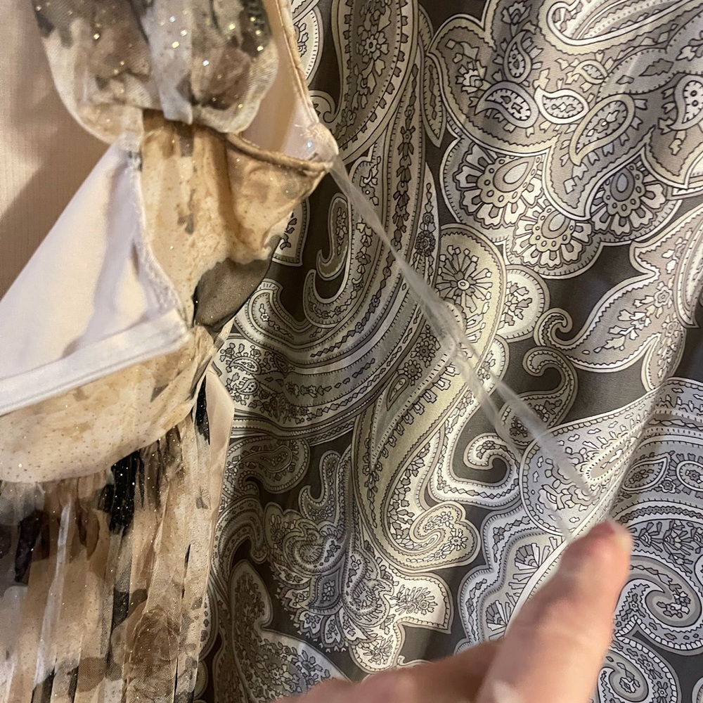 Beautiful Candalite dress size M. Browns, tan’s and cream color. - Picture 7 of 16